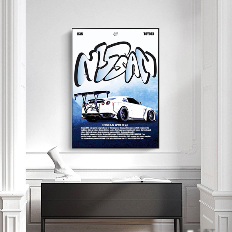 Retro Supercars Wall Art Canva - مراجعة Vintage Collectible Magazines وسعره