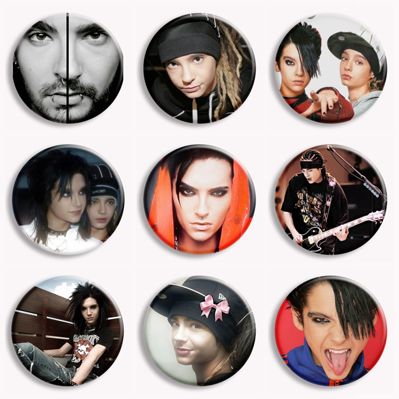 Rock Band Tokio Hotel Kaulitz  - مراجعة Vintage Collectible Pins وسعره