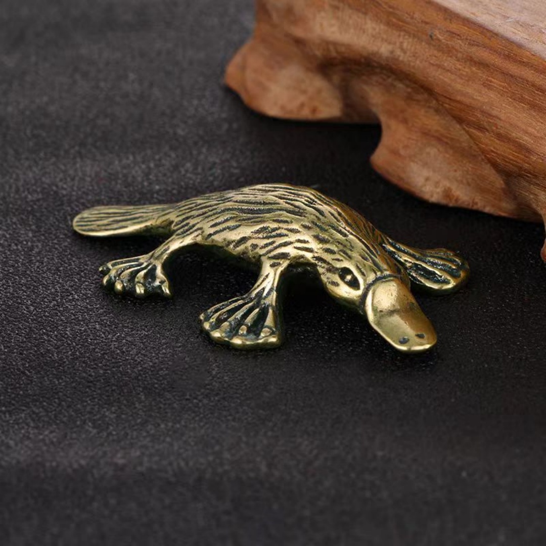 Vintage Brass Platypus Figurin - مراجعة Vintage Collectible Ornaments وسعره