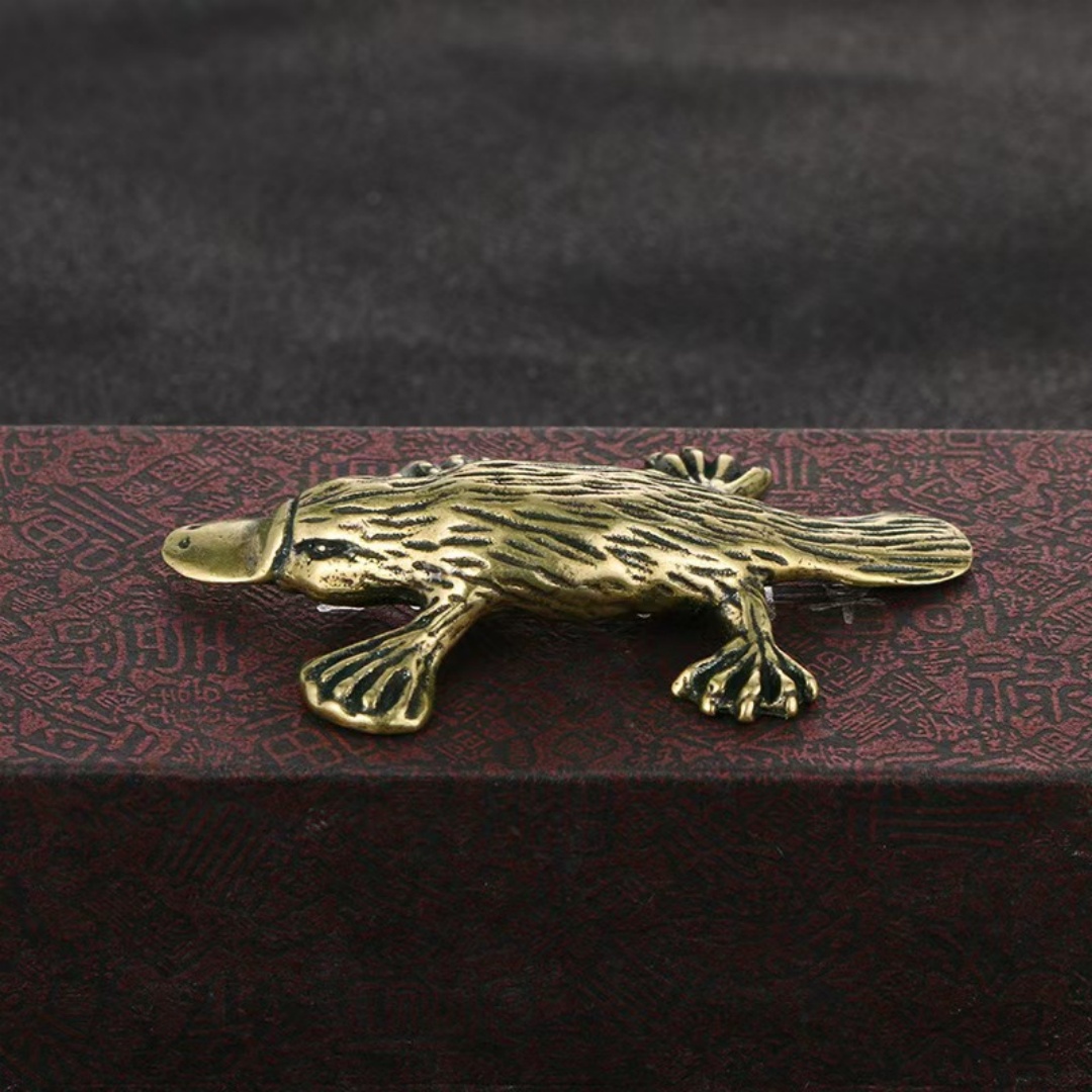 Vintage Brass Platypus Figurin - مراجعة Vintage Collectible Ornaments وسعره