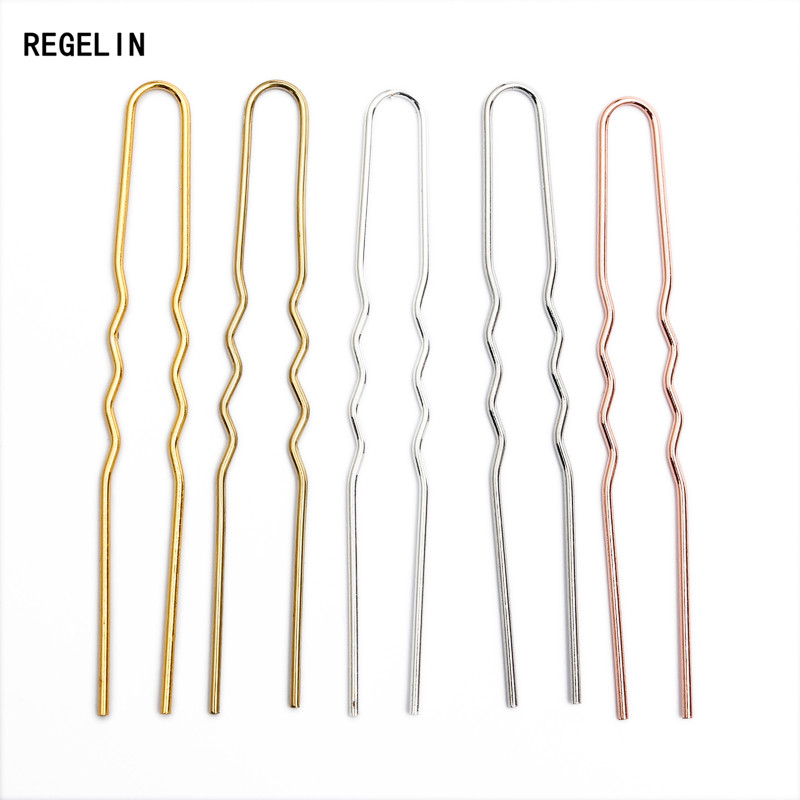 50Pcs Simple U Shape Metal Hai - مراجعة Vintage Jewelry Collection وسعره