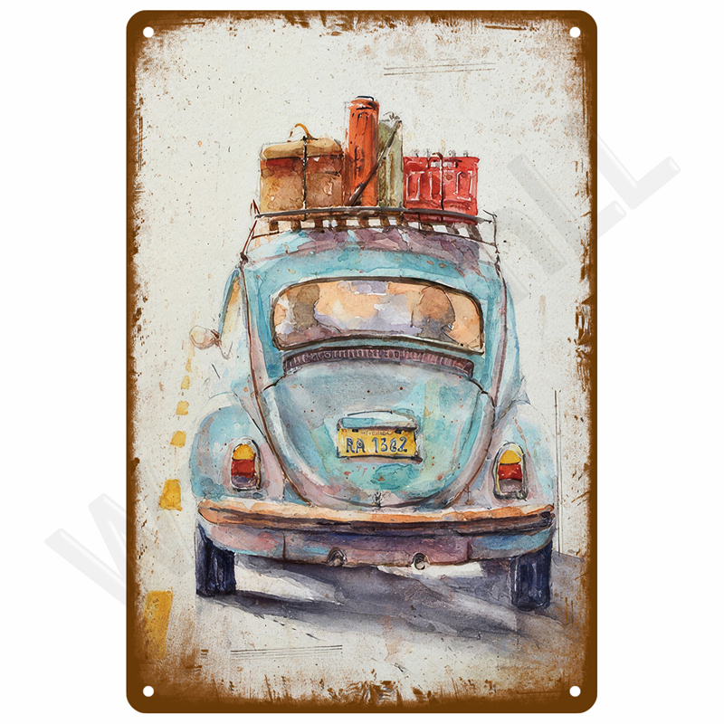 Vintage Metal Plate Tin Sign P - مراجعة Vintage Item وسعره