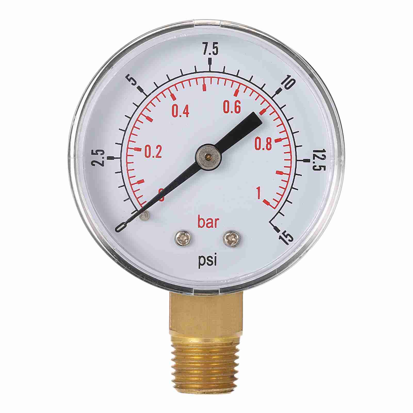 50mm Pool Filter Water Pressur - مراجعة Analog Meter Gauge وسعره