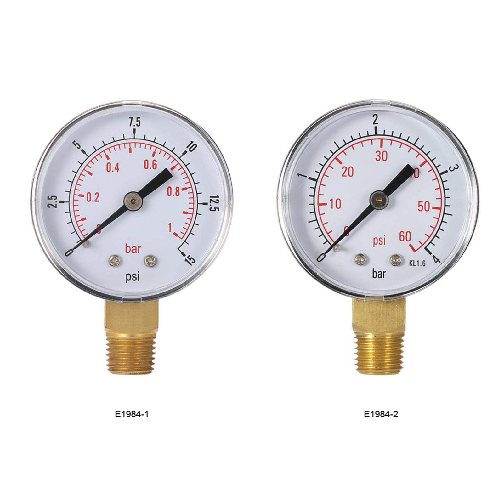 50mm Pool Filter Water Pressur - مراجعة Analog Meter Gauge وسعره
