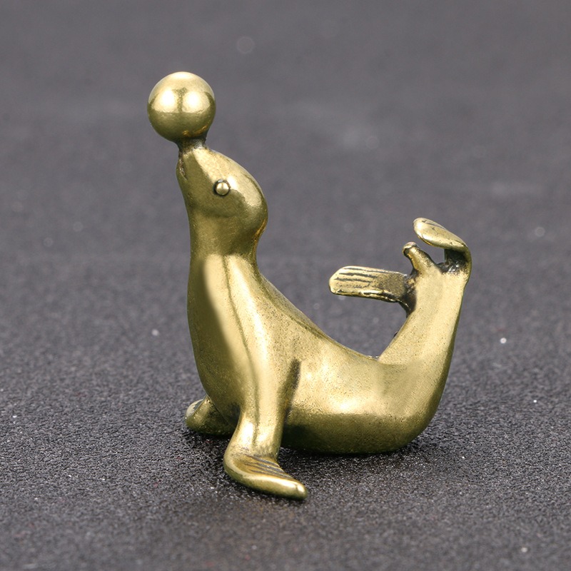 1 PC Solid Brass Carved Sea Li - مراجعة Vintage Collectible Christmas Ornaments وسعره