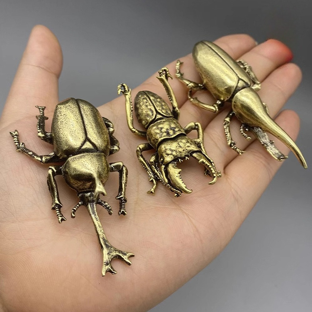Vintage Brass Beetle Insect St - مراجعة Vintage Collectible Christmas Ornaments وسعره
