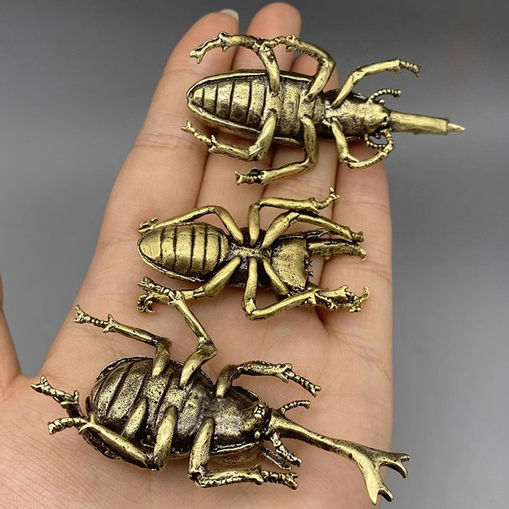 Vintage Brass Beetle Insect St - مراجعة Vintage Collectible Christmas Ornaments وسعره
