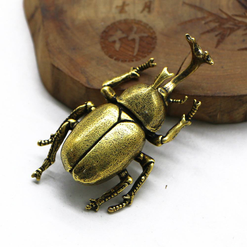 Vintage Brass Beetle Insect St - مراجعة Vintage Collectible Christmas Ornaments وسعره