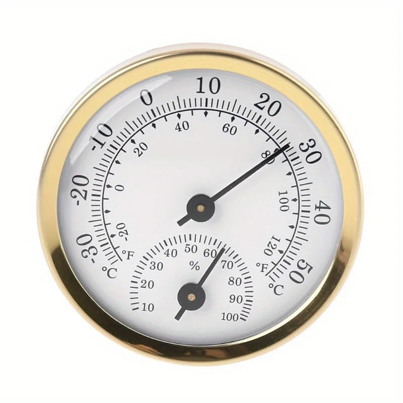 Mini 2 in 1 Thermometer Hygrom - مراجعة Analog Meter Gauge وسعره