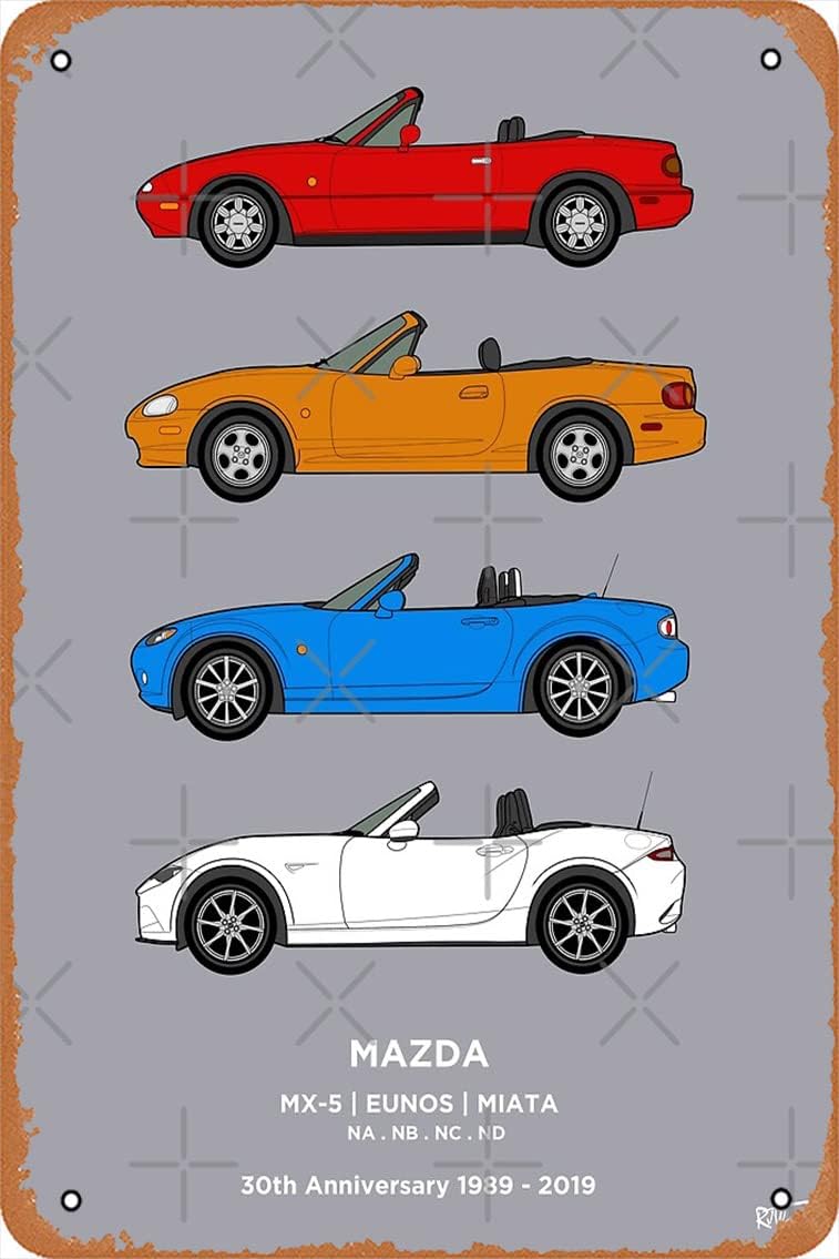 MX-5 / Miata/Eunos 30th Classi - مراجعة Vintage Collectible Tins وسعره