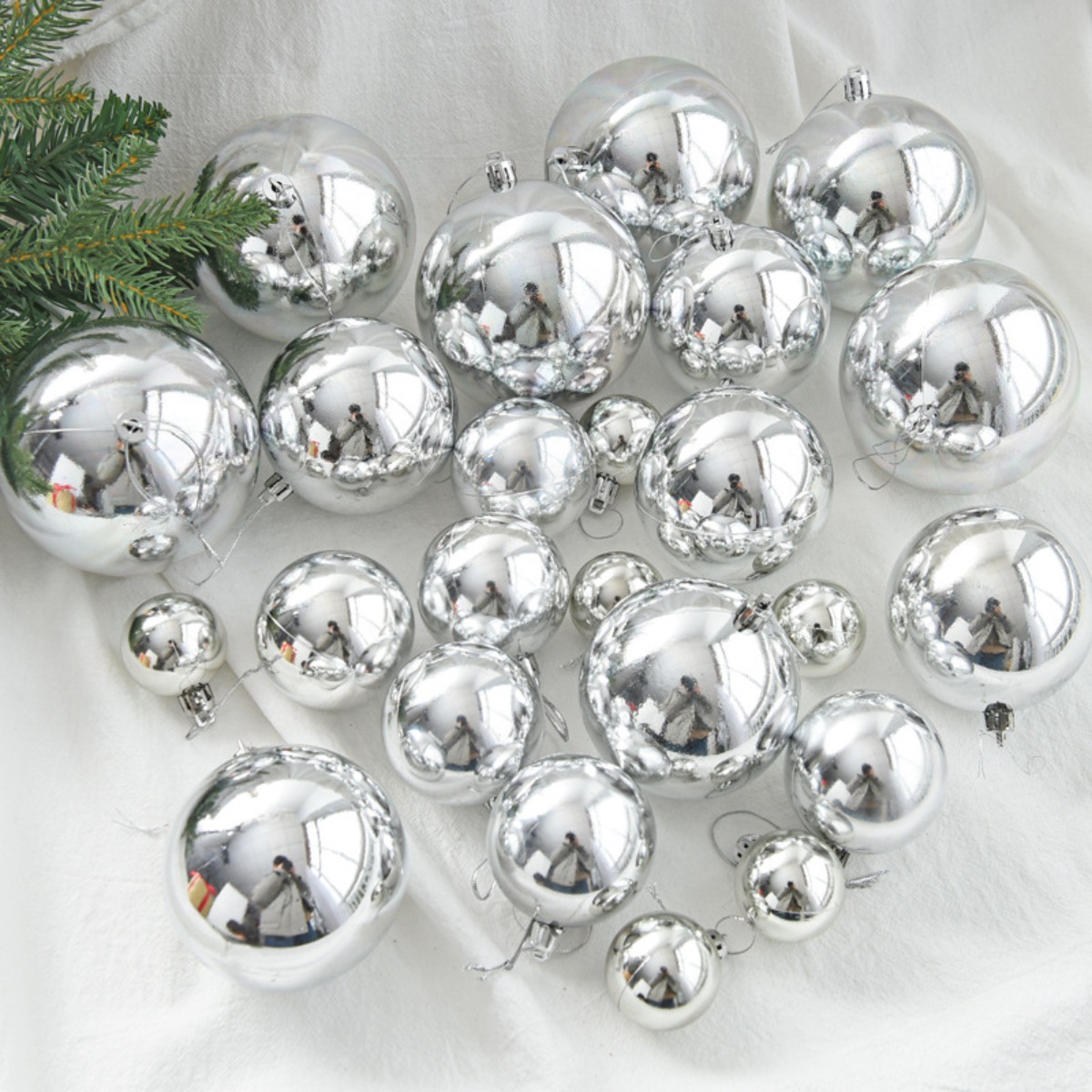 Christmas Ball Ornaments Silve - مراجعة Vintage Collectible Christmas Ornaments وسعره