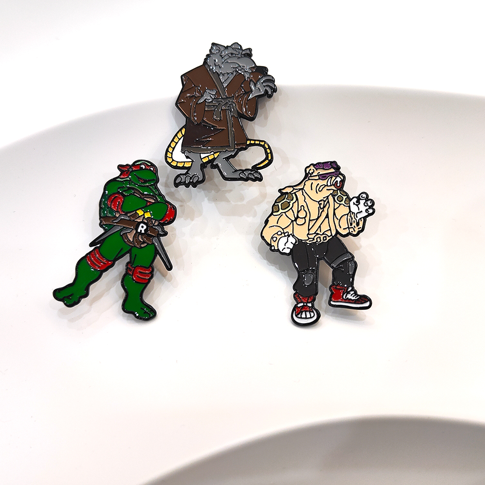 3pcs Vintage Ninja Turtles Pin - مراجعة Vintage Item وسعره