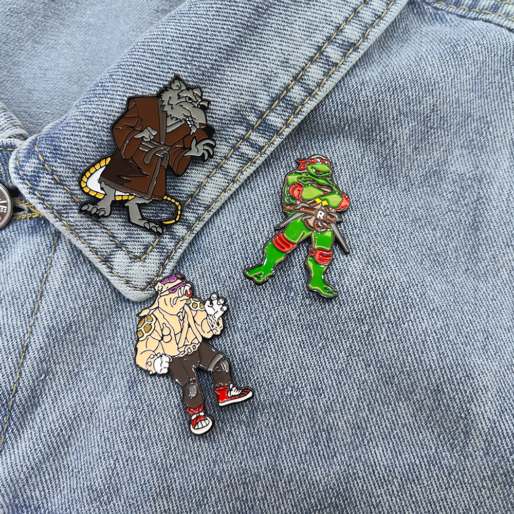 3pcs Vintage Ninja Turtles Pin - مراجعة Vintage Item وسعره
