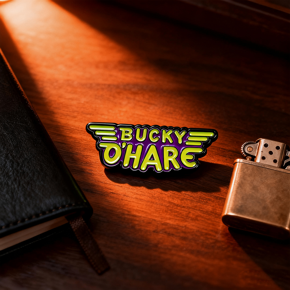 Bucky O'Hare-TV Show Logo Badg - مراجعة Vintage Collectible Show وسعره