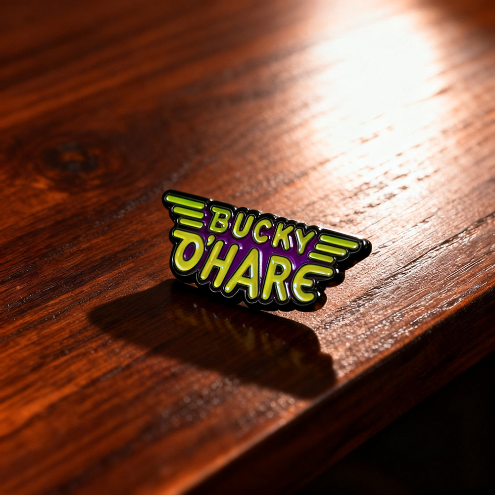 Bucky O'Hare-TV Show Logo Badg - مراجعة Vintage Collectible Show وسعره