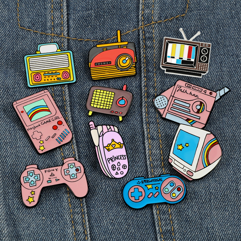 Vintage Game Enamel Pins Colle - مراجعة Vintage Collectible Pins وسعره