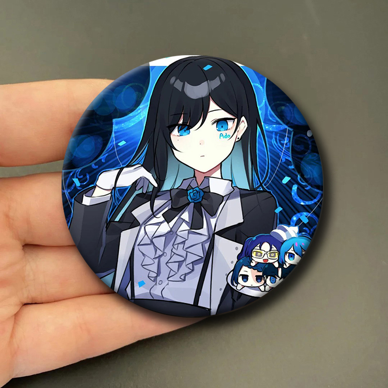 58MM Ado Kyogen X Uta Soft But - مراجعة Vintage Collectible Pins وسعره