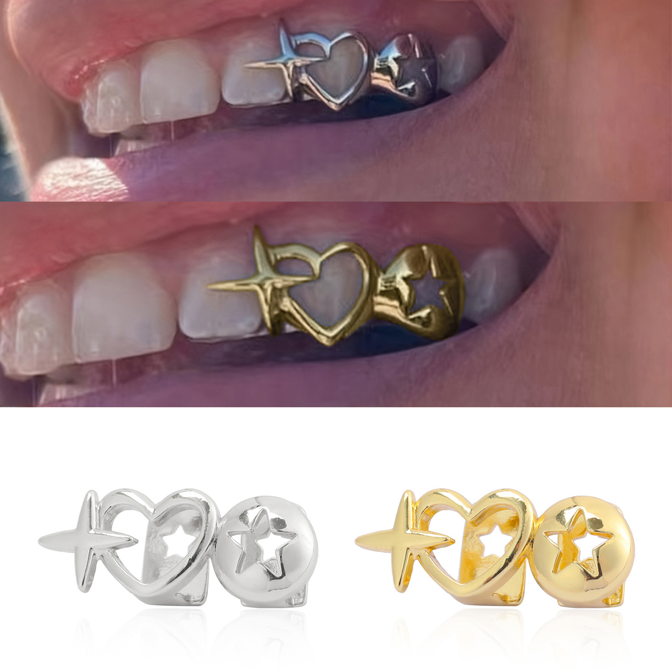Punk Hip Hop Hollow Heart Teet - مراجعة Vintage Jewelry Collection وسعره