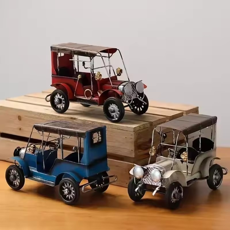 Retro Nostalgic Tin Antique Ca - مراجعة Vintage Collectible Cars وسعره