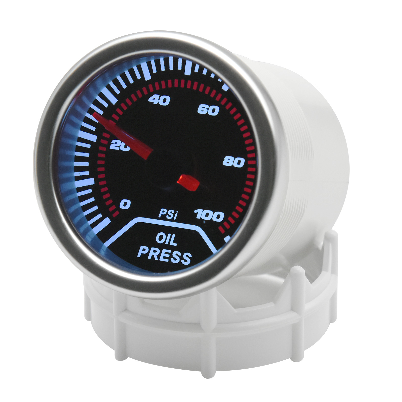 0~100PSI Oil Press Gauge White - مراجعة Analog Meter Gauge وسعره