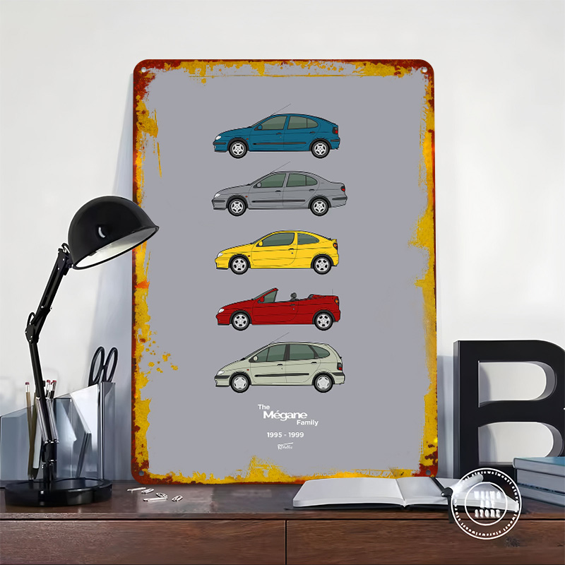 Sports Car Megane Collection 1 - مراجعة Vintage Collectible Tins وسعره