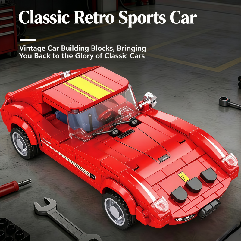 Classic red vintage sports car - مراجعة Vintage Collectible Cars وسعره