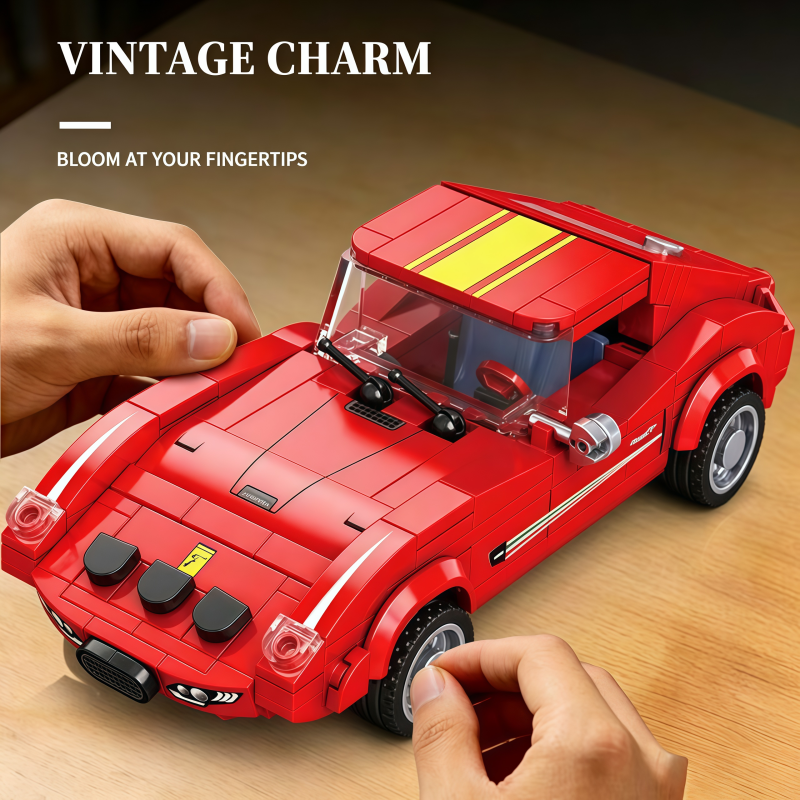 Classic red vintage sports car - مراجعة Vintage Collectible Cars وسعره