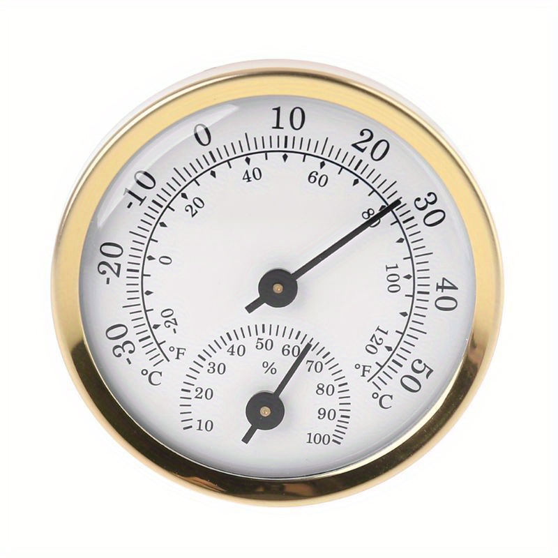 2 in 1 Thermometer Hygrometer  - مراجعة Analog Meter Gauge وسعره