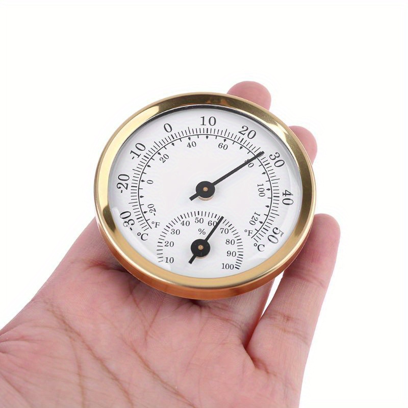 2 in 1 Thermometer Hygrometer  - مراجعة Analog Meter Gauge وسعره