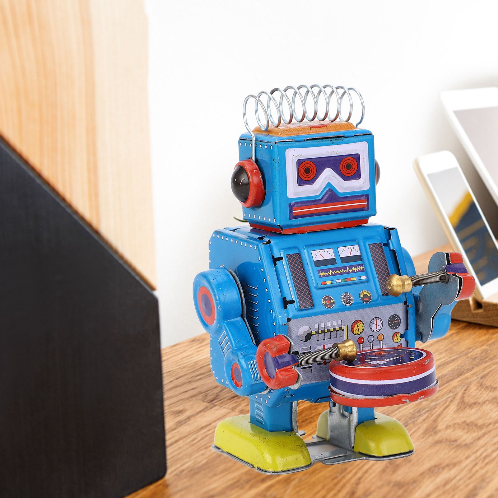 Robot Clockwork Creative Handm - مراجعة Vintage Collectible Tins وسعره