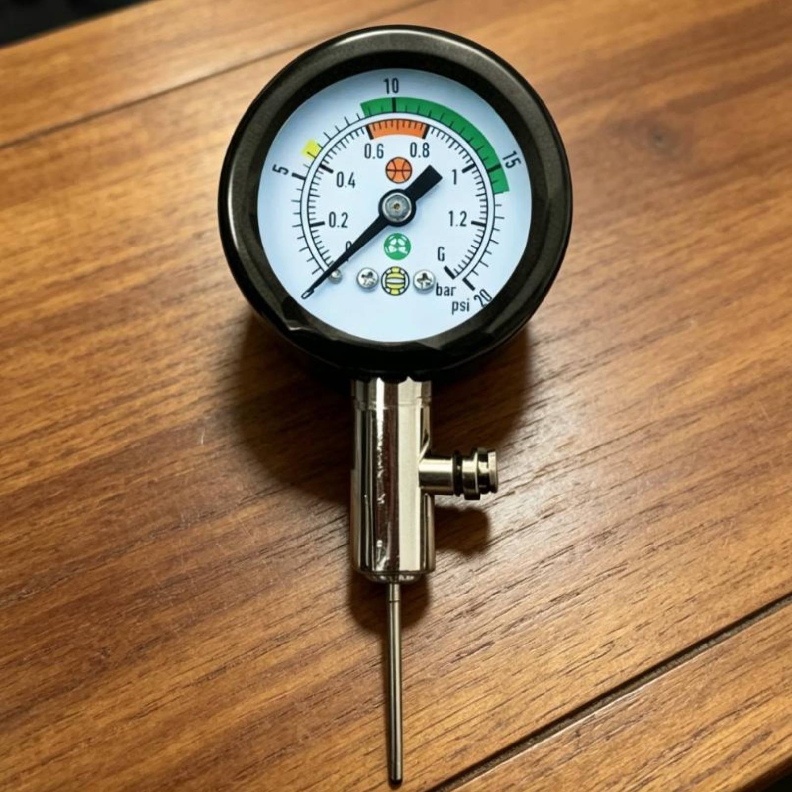 Basketball Air Gauge Accurate  - مراجعة Analog Meter Gauge وسعره
