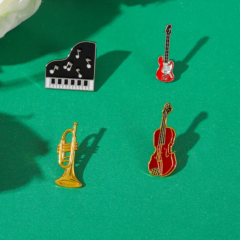 Musical Instrument Enamel Lape - مراجعة Vintage Collectible Pins وسعره