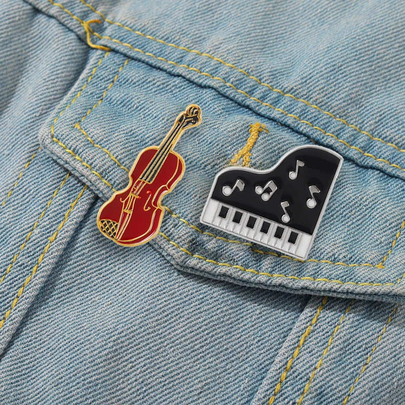Musical Instrument Enamel Lape - مراجعة Vintage Collectible Pins وسعره