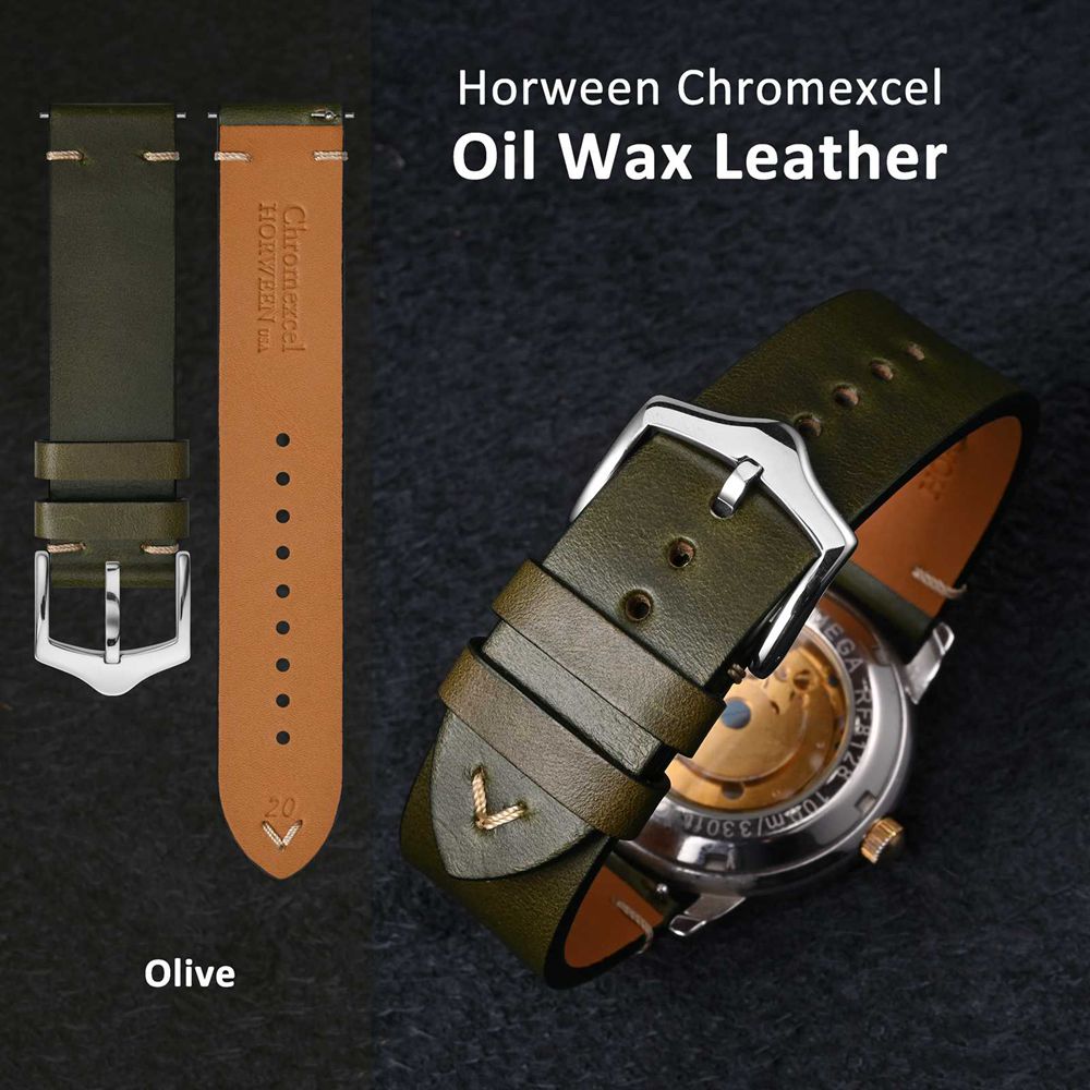 WOCCI Oil Wax Leather Watch St - مراجعة Vintage Collectible Pins وسعره