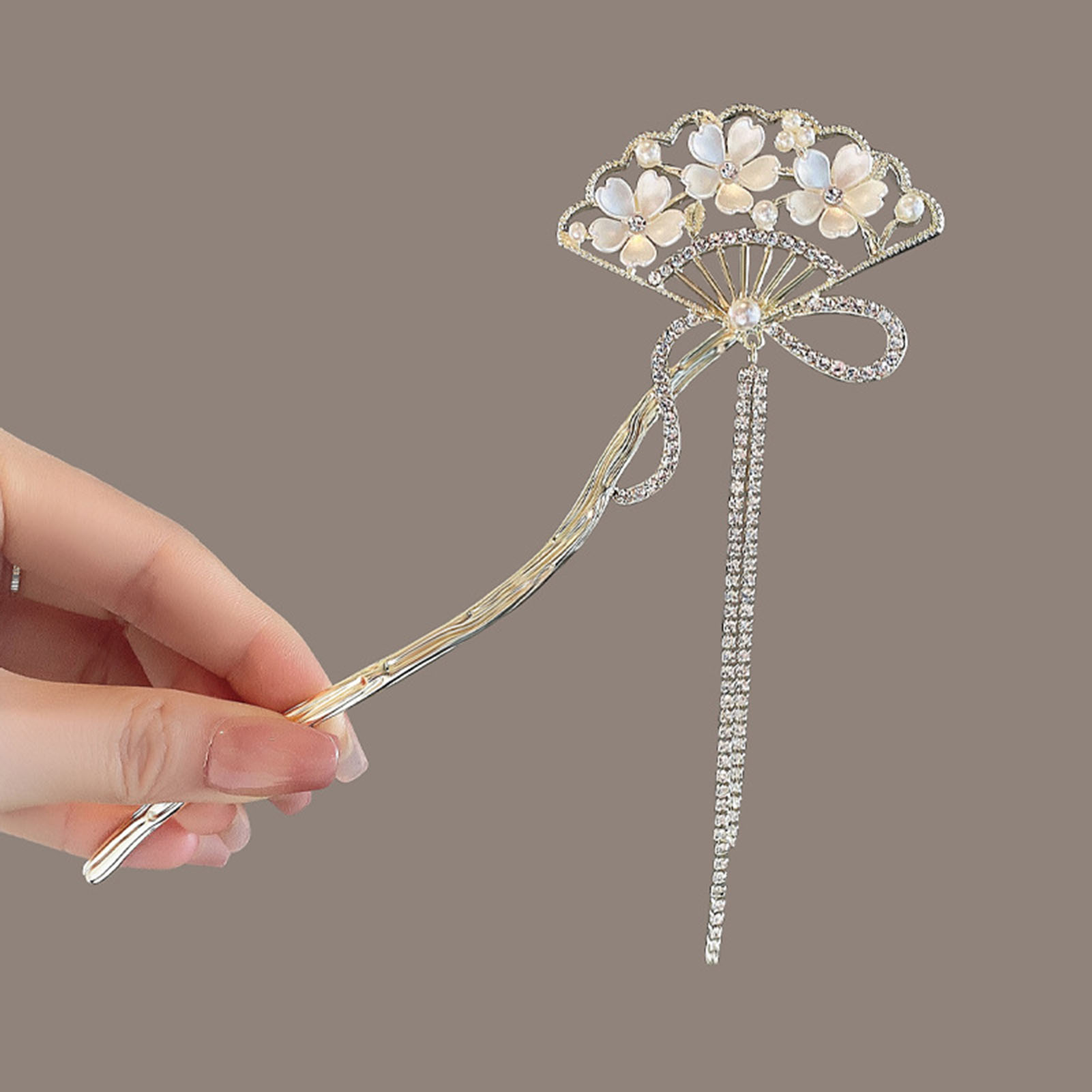 Vintage Flower Fan Shaped Hair - مراجعة Vintage Jewelry Collection وسعره