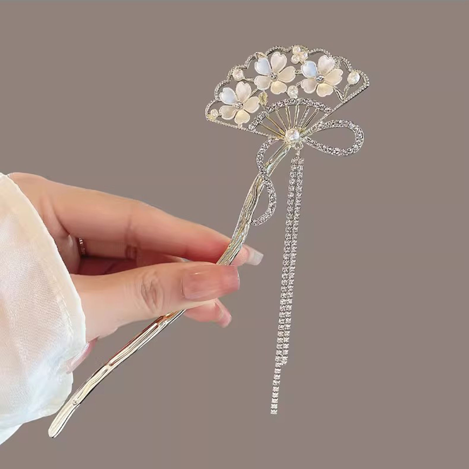 Vintage Flower Fan Shaped Hair - مراجعة Vintage Jewelry Collection وسعره
