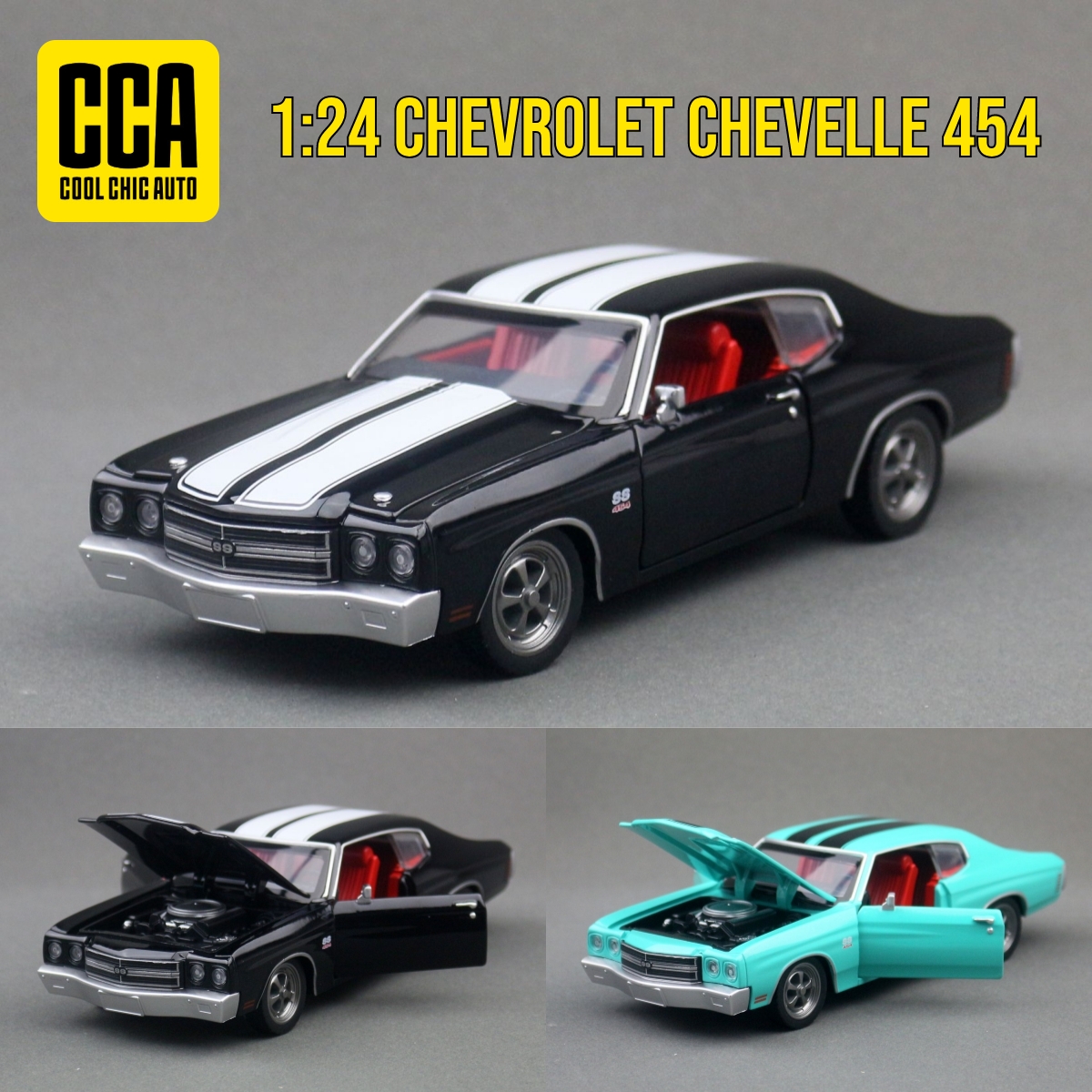 1/24 Chevrolet Chevelle 454 19 - مراجعة Vintage Collectible Toy Cars وسعره