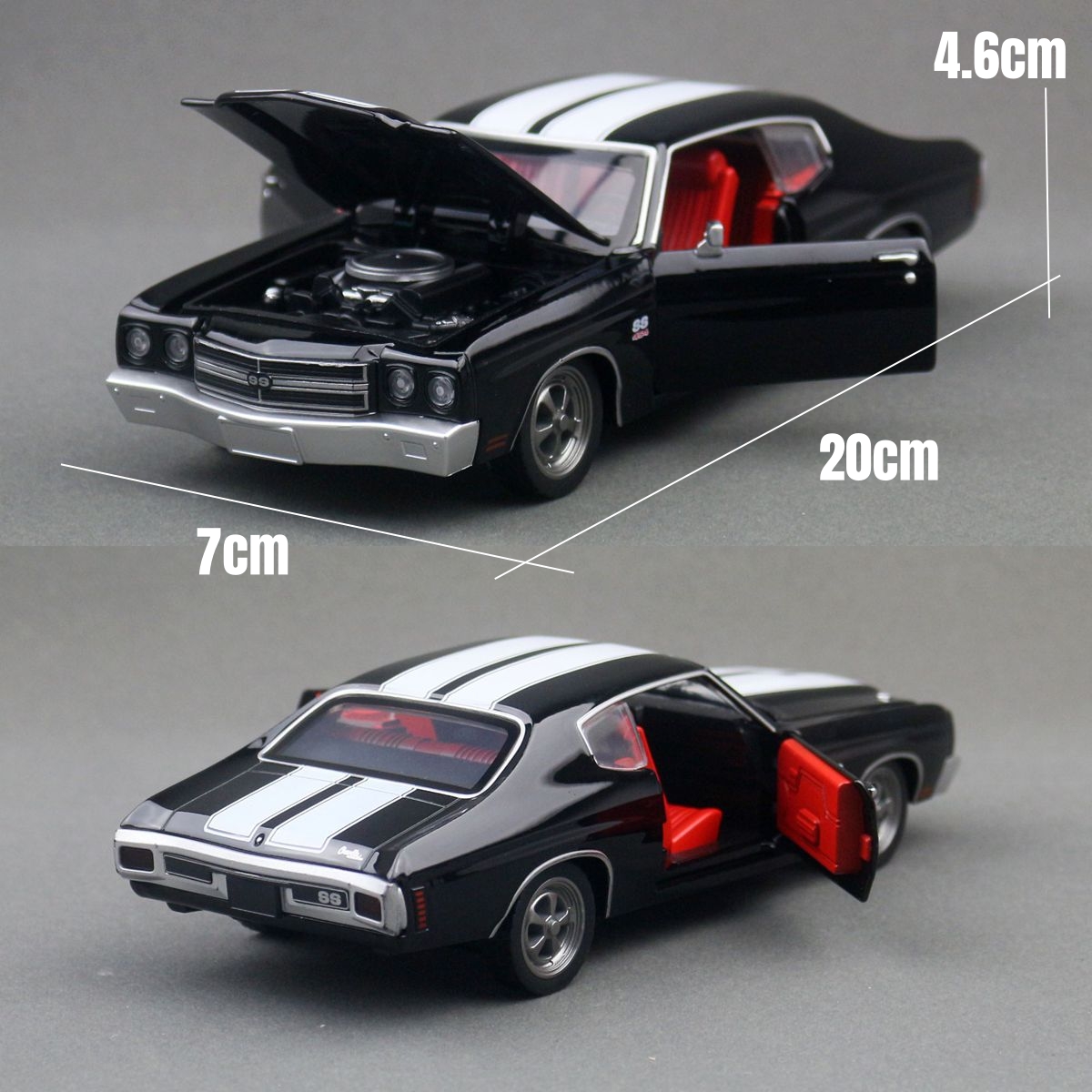 1/24 Chevrolet Chevelle 454 19 - مراجعة Vintage Collectible Toy Cars وسعره